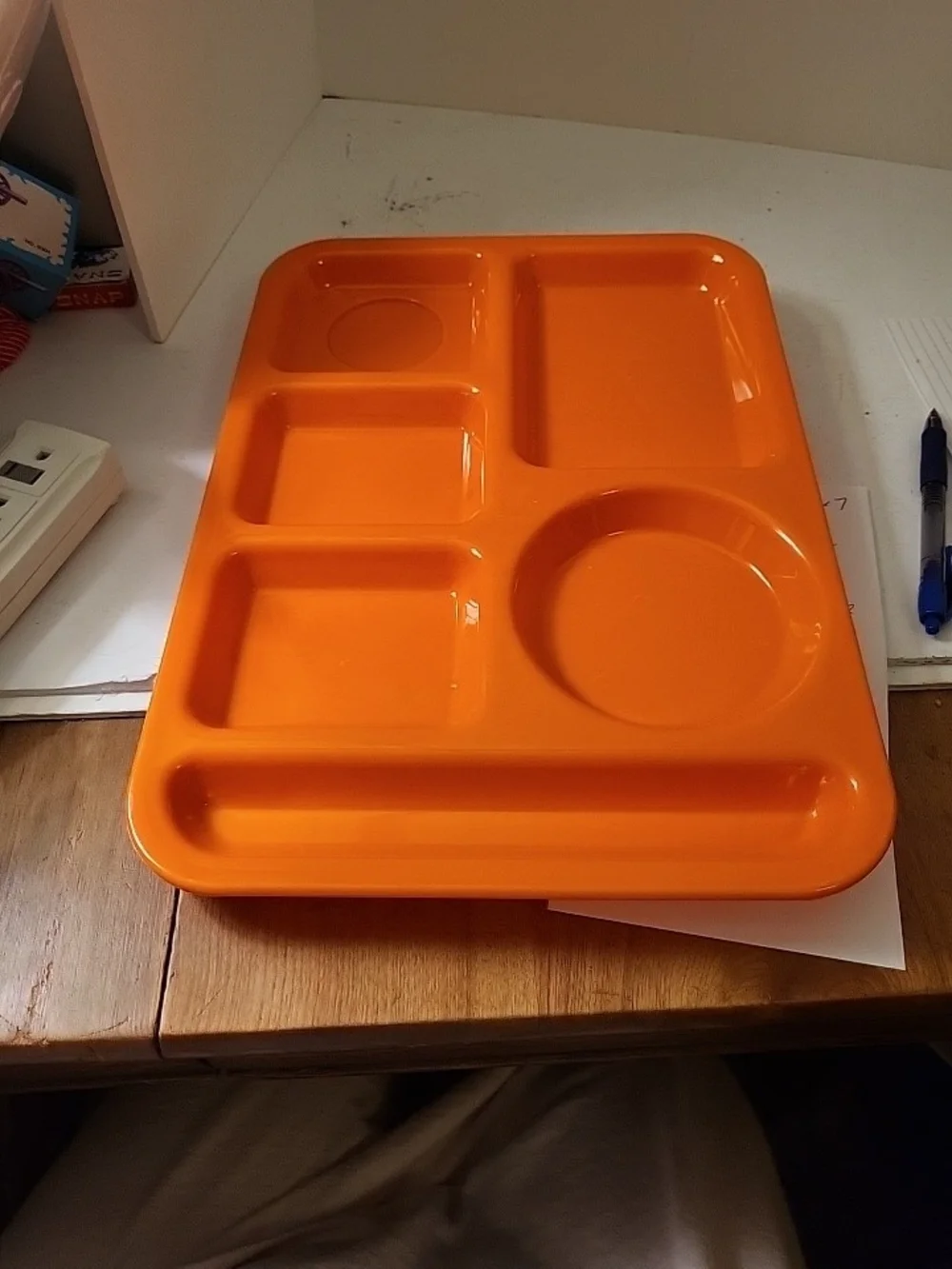 Lot Of 8 1970s SiLite #614 Cafeteria Trays Orange/Gold/Avocado